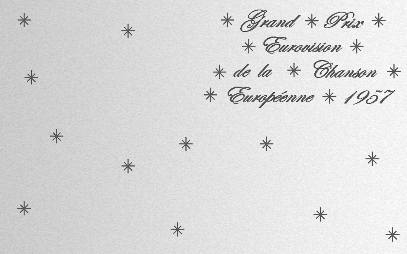 Eurovision 1957 El Cajón Desastre